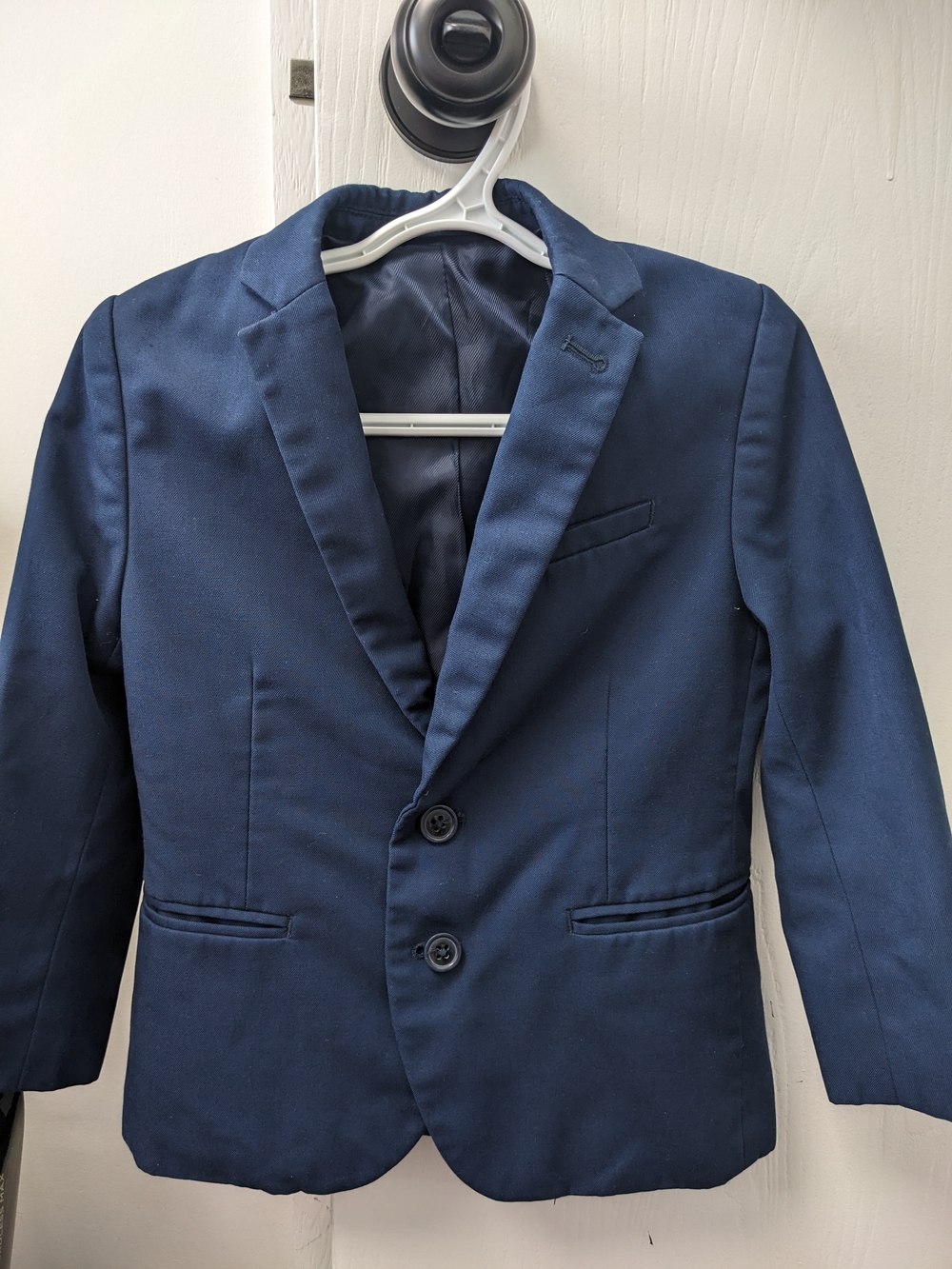 H&M Boys' Navy Blue Two-Button Blazer